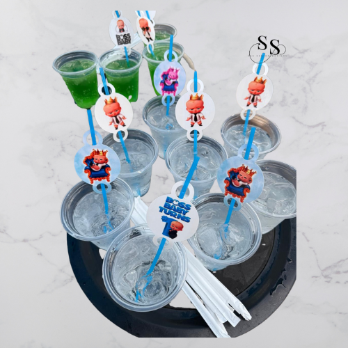 Paper Straw with Tags